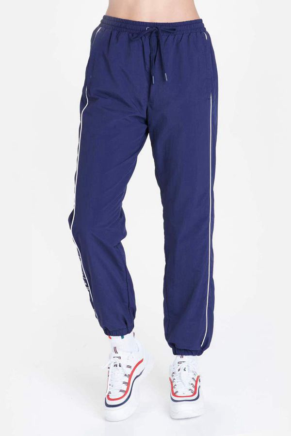 Pantalones Fila Mujer Azul Marino - Maia Logo Track - España 417382TVI